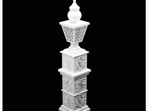 Pilastro decorativo Modello 3D