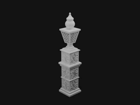 Decorative Pillar 3D 모델