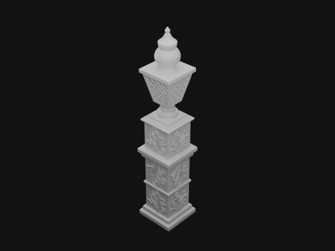 Decorative Pillar 3D 모델