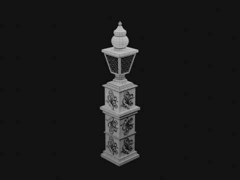 Decorative Pillar 3D 모델
