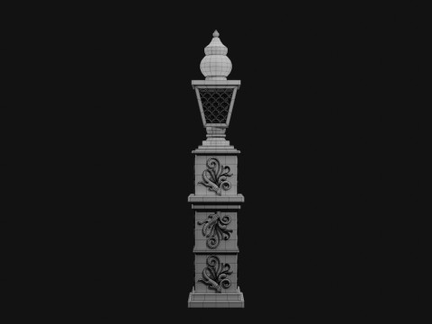 Decorative Pillar 3D 모델