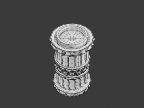 Decorative Candle Holder 3D 프린트 모델