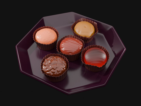 Cup Cake Dish 3D 프린트 모델