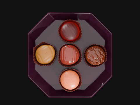 Cup Cake Dish 3D 프린트 모델