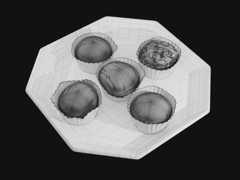 Cup Cake Dish 3D 프린트 모델