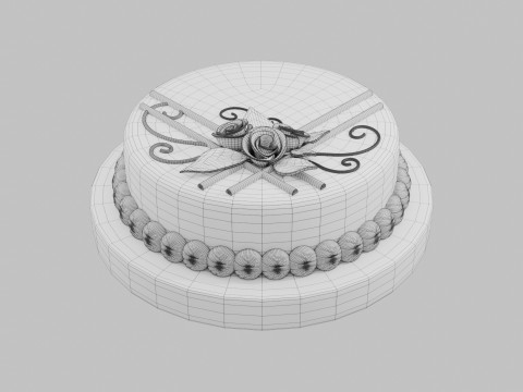 Chocolate Cake Modèles 3D en vedette