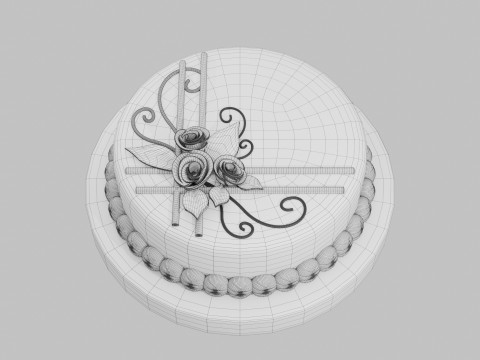 Chocolate Cake Modèles 3D en vedette