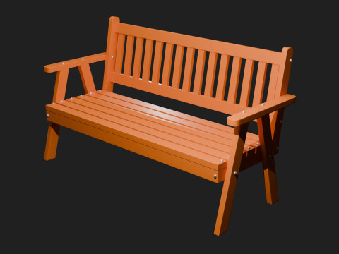 Bench B2 Modello 3D