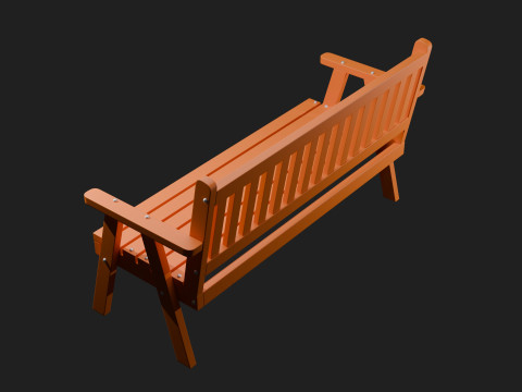 Bench B2 Modello 3D