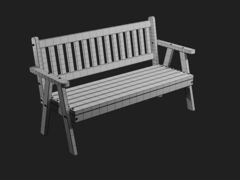 Bench B2 Modello 3D