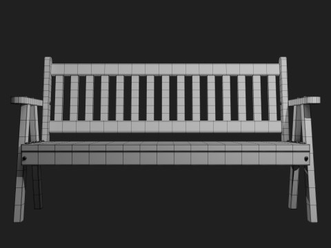 Bench B2 Modello 3D