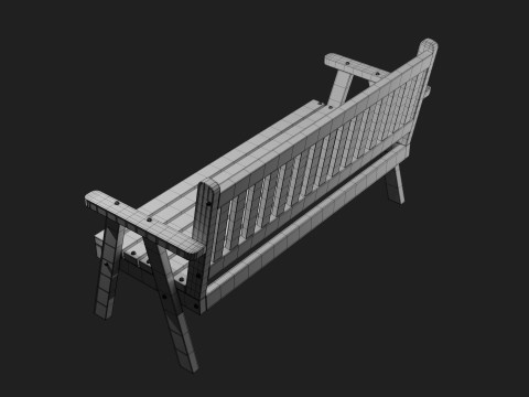 Bench B2 Modello 3D