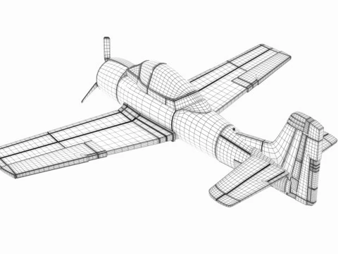 Aeroplane A1 3D Model