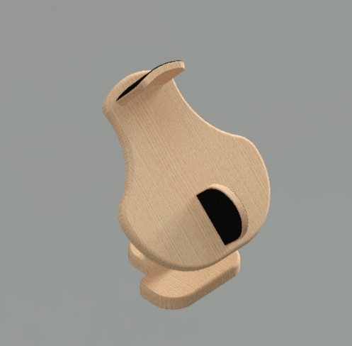 Shelf for AirPods 3D Model .c4d .max .obj .3ds .fbx .stl .blend 
