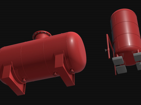 Oil and gas tank Modelo 3D