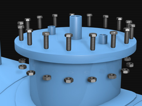 Oil and gas tank Modelo 3D
