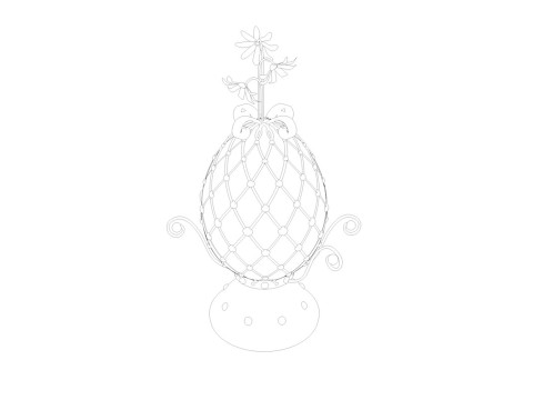 Egg FABERGE 3D Модель