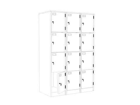 Cupboard Garage furniture 3D 모델