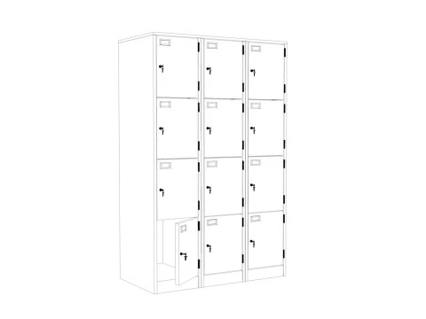 Cupboard Garage furniture 3D Model