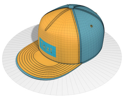 Cap header Modelo 3D