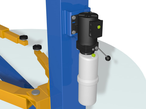 Car Lift garage Modèle 3D