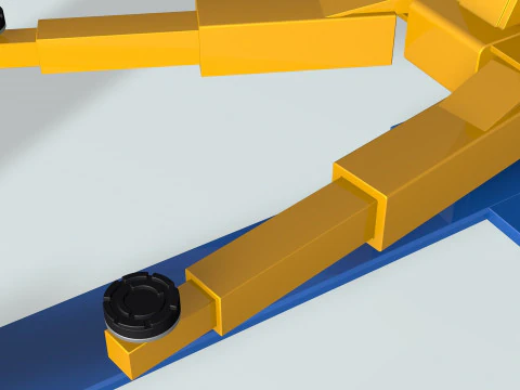 Car Lift garage 3D Model