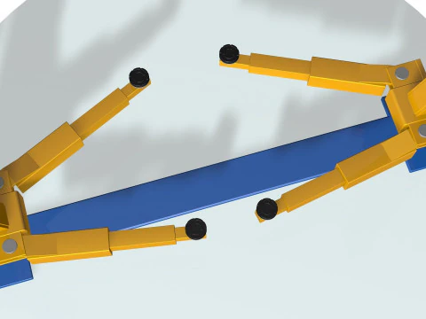 Car Lift garage 3D Model