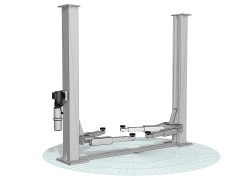 Car Lift garage 3D Model