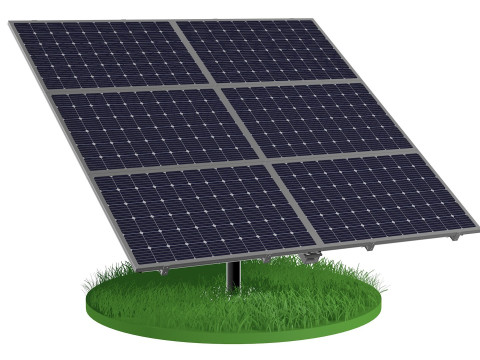 Solar battery 3D-Modell