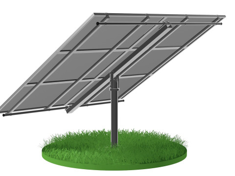 Solar battery 3D-Modell