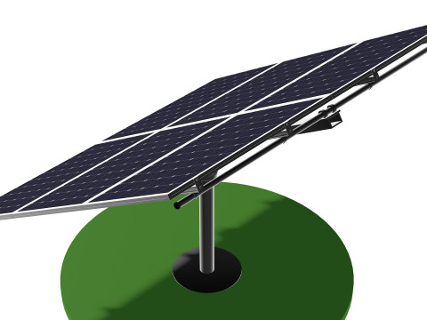 Solar battery 3D-Modell