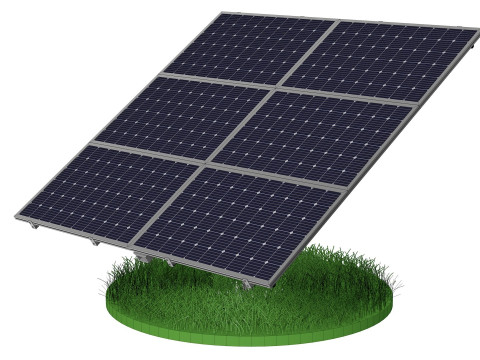 Solar battery 3D-Modell