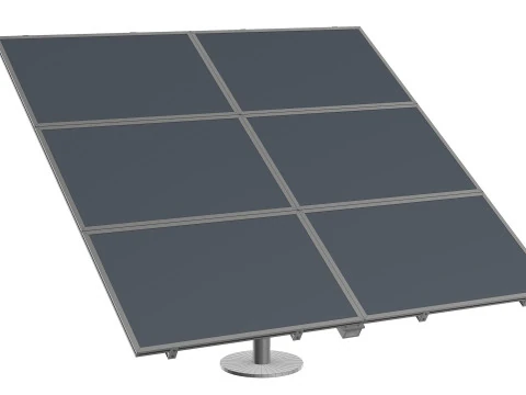 Solar battery 3D Model