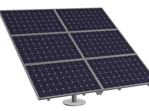 Solar battery 3D-Modell