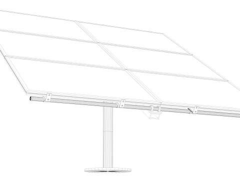 Solar battery 3D Model
