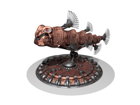 Robofish copper fish 3Dモデル