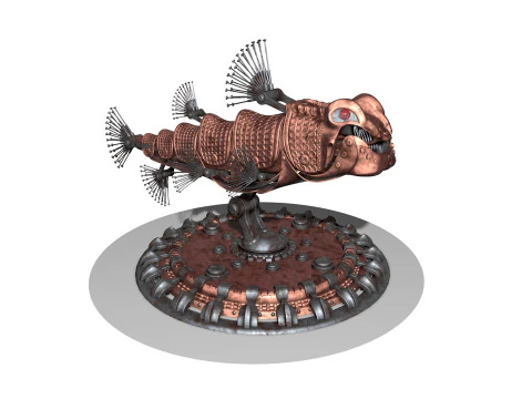 Robofish copper fish 3D Model