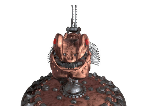 Robofish copper fish 3D 모델