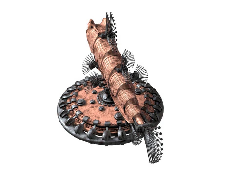 Robofish copper fish 3D Model