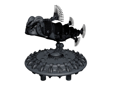 Robofish copper fish 3D 모델