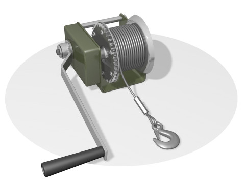 WINCH CAR R1 3Dモデル