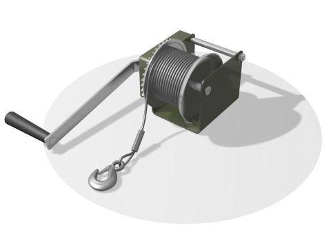 WINCH CAR R1 Model 3D