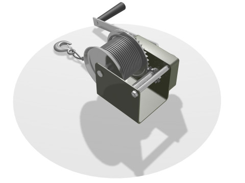 WINCH CAR R1 Model 3D
