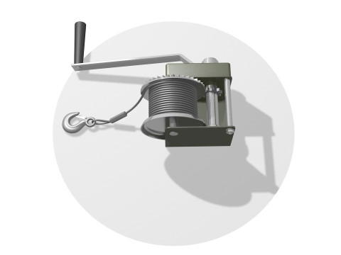 WINCH CAR R1 Model 3D