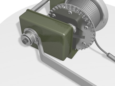 WINCH CAR R1 Model 3D
