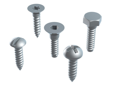 Screws set four 3Dモデル