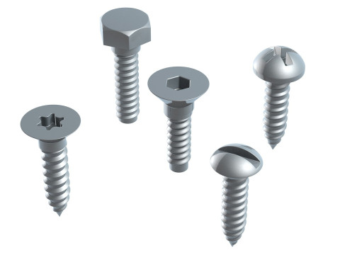 Screws set four 3Dモデル