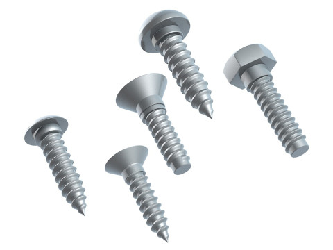 Screws set four 3Dモデル