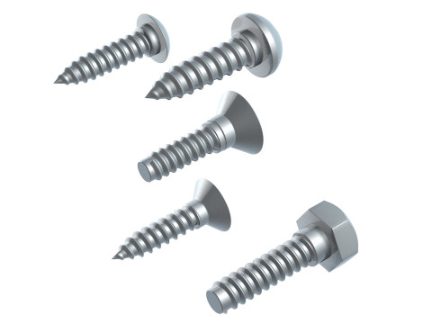 Screws set four 3Dモデル
