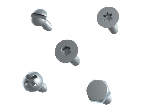 Screws set four 3Dモデル